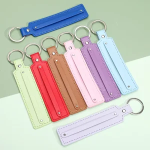 Leather Keychain Pendant Mobile Phone Chain Hanging Bag Accessory Crafted Jewelry Materials