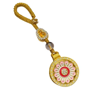 Light Luxury New Chinese Style Keychain Retro Versatile Hanging Ornament Elegant Fashionable Pendant