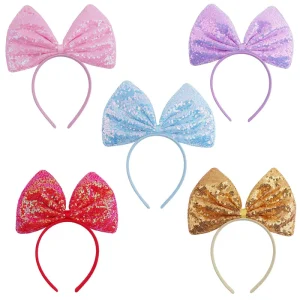 Lightweight Party Gift Children’s Oversized Bow Hairband Princess Sequin Cute Hairpin Baby Large Hair Accessory