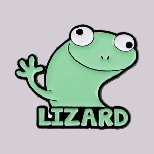 Lizard Enamel Pin Cute Animal Brooch Pines Lapel Pins Badge on Backpack Clothing Accessories Funny Jewelry Friends Gifts