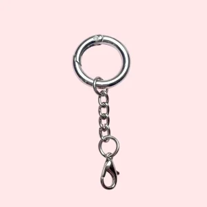 Lobster Clip Connector Spring Keyring Part for DIY Jewelry Hardware Key Ring Chain Keychain Making Accessories