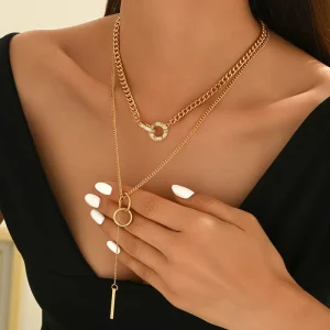 Long Necklace Fashion High End Light Luxury Choker for Women Fashion Pendant Necklaces Supplier