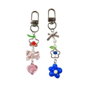 Love Mobile Phone Pendant Blue Plum Card Album Bag Hanging Keychain Exquisite Small Gift Box Bag Accessories