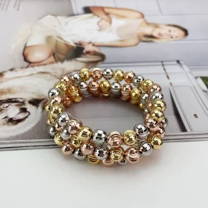 Luxury 18k Gold Plated Bracelets for Women 3 in 1 Bangles Fashion Bracelet for Party FHK17970