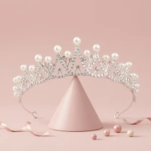Luxury Alloy Crown Tiara with Amethyst & Rhinestone Gold Silver Plated Jewelry for Wedding Birthday Hair Accessory for Brides