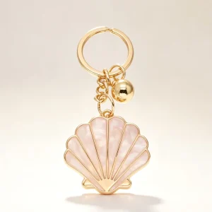 Luxury Bag Charms Seashell Keychain Pendant Factory Customize Fashion Bag Accessories for Women