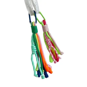 Luxury Brand Anti Theft Keychain High Quality Polyester Tassel Bag Decoration Fashion Accessories for Women