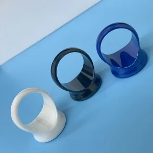 Luxury Ceramic Fashion Rings in White Blue Black for Men and Women High Fashion Accessory
