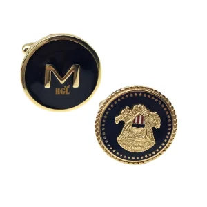 Luxury Custom Fashion Men Suit Accessory Free Design Enamel Cufflinks