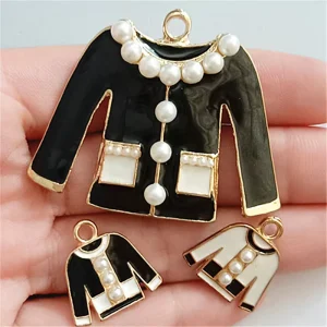 Luxury Fashion DIY Accessories Charms Cloth Jewelry for Making Customs Pendant Charms Keychain