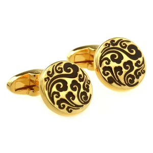 Luxury Gold Cloud Cufflinks Premium Custom Mens Business Suit Shirt Fashion Accessory for Wedding Tuxedo and Gifts