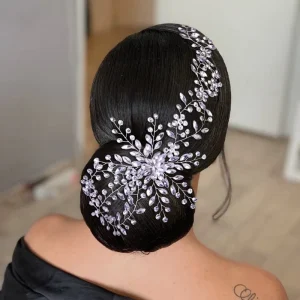Luxury Hair Accessories Headband Women Bridal Crystal Rhinestone Headpiece for Women Party Prom