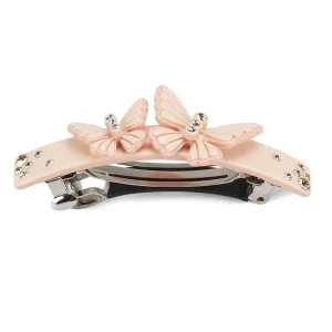 Luxury High end Hair Accessories Elegant Butterfly Hair Barrette Fashion Acetate Rhinestone Hair Clips