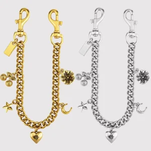 Luxury Keychain Fashion Pendants Charm Custom Women Bag Decoration Accessories Bulk Supplies