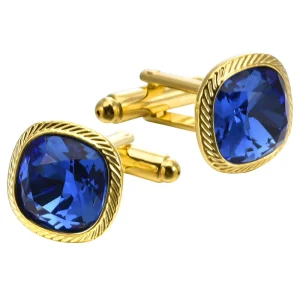 Luxury Mens Suit Shirt Fashion Accessory Trendy Wedding Tuxedo Big Crystal Diamond Custom Cufflinks Tie Clip Jewelry