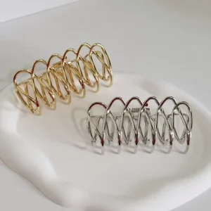 Luxury Metal Snake Handmade Eco Friendly Korean Simple INS Hair Clips & Claw Fashion Design Hair Accessories for Women