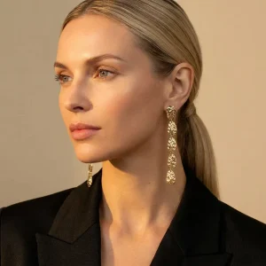 Luxury Minimalist Layered Studs Contemporary Geometric Design Hypoallergenic Iron for Sensitive Ears Gift Idea