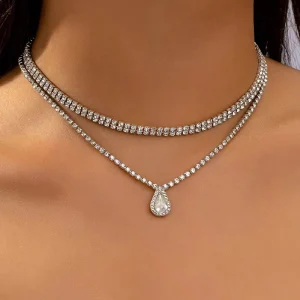Luxury Necklace Set Women Fashion Jewelries Wedding Party Bridal Jewellery Sets Jewelry