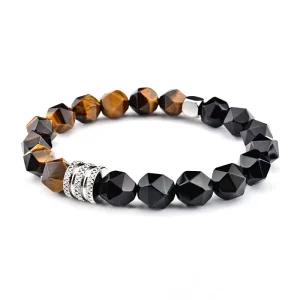 Luxury Trendy Multi Crystal Rhinestone Silver Plated Diamond Unisex Beaded Bracelet Gift
