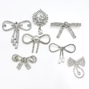 Luxury Women’s Clothing Assembly Rhinestone Button Tassel Fringe Striped Brooch Pin Fashion Corsage Cufflinks Pins Buckles