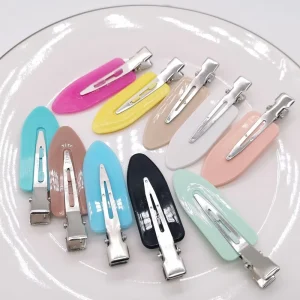 Macaron Color Seamless One Word Hair Clip Suitable for Women’s Daily Makeup and Washing