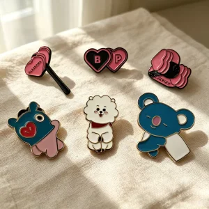 Magnetic Zinc Alloy Enamel Badge No Pin Custom Logo Metal Brooch For Bag Backpack Hat Clothing Decoration Ornament