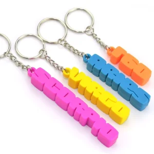 Making Custom Cartoons 2D Mould Soft PVC Plastic 3D Mold Logo Character Keychain