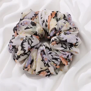 Malaysia Premium Chiffon Printing Hair Band Hair Ties Fashion Women Tie Dye Hair Accessories Scrunchies