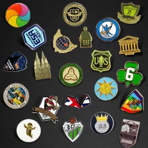 Manufacturer Custom Fashion Pins Metal Logo Badges Brooch Hard Soft Enamel Pins Lapel Pins for Clothes Decorative