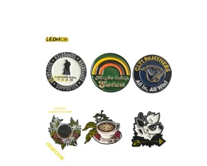 Manufacturer Factory Custom Fashion Cute Pins Metal Logo Badges Brooch Hard Soft Enamel Pins Lapel Pins for Important Days