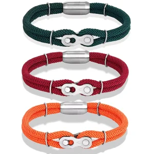 Manufacturer Magnetic Magic Buckle Bicycle Chain Charm Bracelet Men’s Ladies Cycle Cycling Magnet Theme Mountain Bike Bracelet
