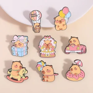 Manufacturer Personalized Cute Cartoon Anime Brooch Pin Metal Badge Custom Hard Soft Enamel Lapel Pins