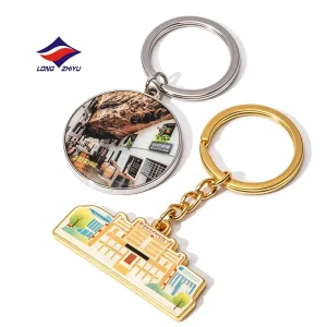 Manufacturer Professional Custom Keychains Metal Enamel Key Chain for Bag