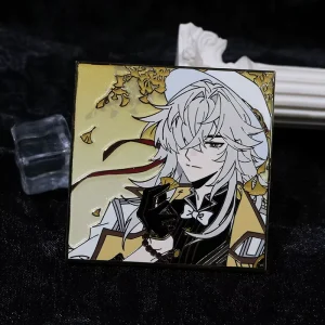 Manufacturers China Custom Gold Plated Gradient Pearl Hard Enamel Pin Custom Lapel Pin