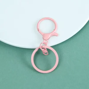 Manufacturer’s Stylish Candy Colored Alloy Keychains Portable Strong Keyrings for Decorative Handbags Classic Trendy