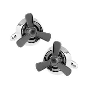Mechanical Device Propeller Novelty Cuff Links Custom Mens Suit Shirt Fashion Jewelry Wedding Tuxedo Trendy Cufflinks