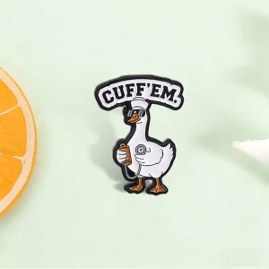 Medical Goose Enamel Pin Sunglasses Nurse Cap Blood Pressure Cuff Slogan Brooch For Backpack Decor