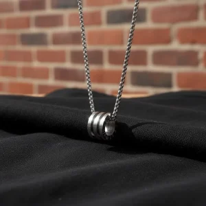 Men Long Trendy Sweater Chain Hip Hop Waist Pendant Titanium Steel Necklace Colorfast Fashion Accessory