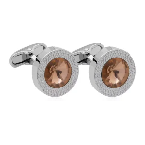 Mens Classic Stainless Steel Cufflinks for Business Wedding Shirts or Suits Trimming