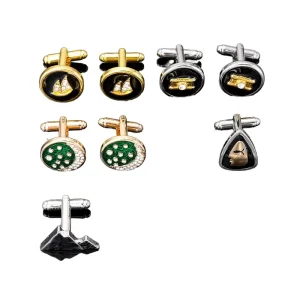 Men’s Cufflinks Creative Fashionable Personalized Shirt Decorations Luxury Item for Wedding Anniversary