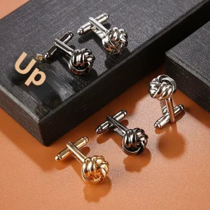 Men’s Custom Factory Suit Cufflinks & Tie Clip Set for Engagement Wedding or Party Gift