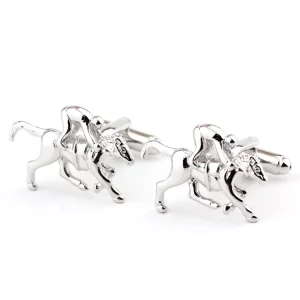Men’s Fashion Shirt Cufflinks Luxury Silver Metal Cufflinks Custom Stainless Steel French Cufflink for Men