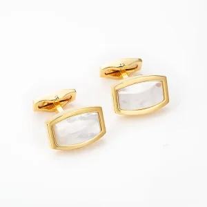 Mens Jewelry Accessory Shell Inlay Novelty Cufflinks Used for Fashion Suit Shirt