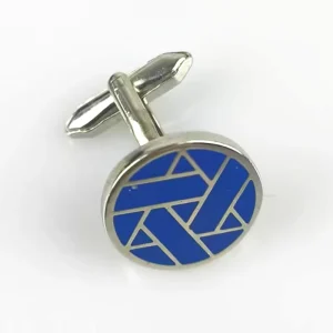 Men’s Modern Brass Cufflinks Party Accessories Plated Metal Crafts Featuring Stamping Hard Enamel Welding Techniques