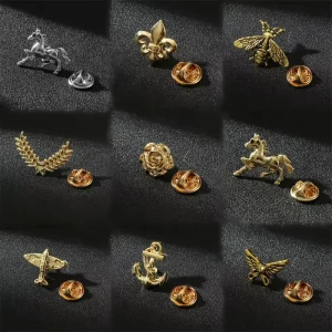 Men’s Suit Ornaments Animal Horse Suit Chest Accessories Brooch