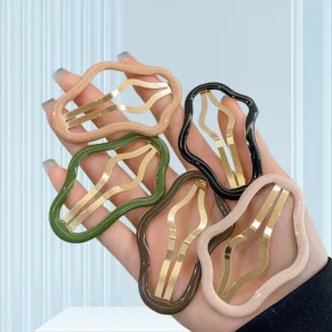 Metal Candy Cloud Shape Color Side BB Hair Clip Hairgrips