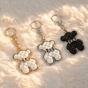 Metal Cartoon Bag Charm Pendant for Women Cute Instagram Inspired Fashion Car Keyring Accessories Gift Souvenir