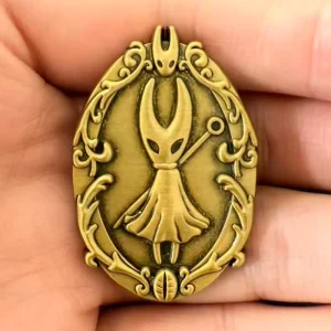 Metal Cartoon Pins Vintage Hollow Game Hornet Metal Pins Souvenir Knight Unisex Brooches Pins for Bags & Clothes