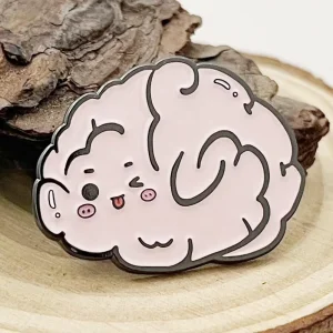 Metal Crafts Gifts Cartoon Soft Enamel Sheep Lapel Pin Custom Logo Design Anime Badge Bag Clothes Brooch Emblem