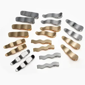 Metal Hair Clip Fashion Style Gold Silver Metal Hair Accessories for Girls
